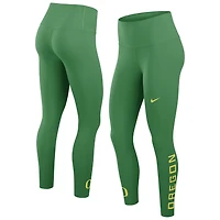 Leggings 7/8 Nike Zenvy vert Oregon Ducks pour femme, taille haute, technologie Dri-FIT