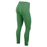 Women's Nike Green Oregon Ducks Zenvy High Rise Dri-FIT 7/8 Leggings