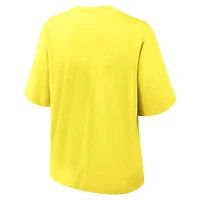 Women's Nike Yellow Oregon Ducks Legacy Established Boxy T-Shirt