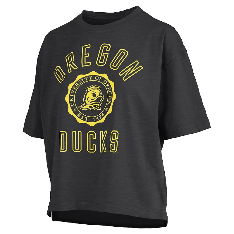 T-shirt oversize Pressbox noir Oregon Ducks Motley Crew Bishop pour femme