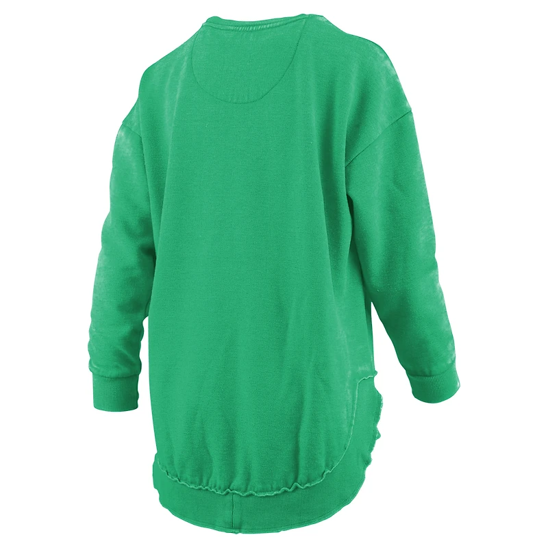 Women's Pressbox Green Oregon Ducks Blitz Long Sleeve T-Shirt