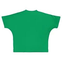 Women's Pressbox  Green Oregon Ducks Flannigan Oversized T-Shirt
