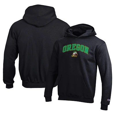 Sweat à capuche noir Champion des jeunes Oregon Ducks Campus