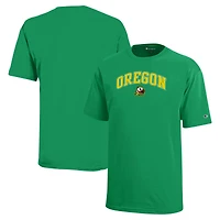 T-shirt vert avec logo en forme d'arche des Ducks de l'Oregon pour jeunes champions