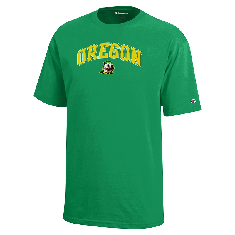 Youth Champion Green Oregon Ducks Arch Over Logo T-Shirt