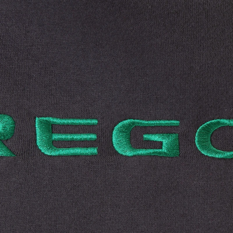 Youth Charcoal Oregon Ducks Big Logo Pullover Hoodie