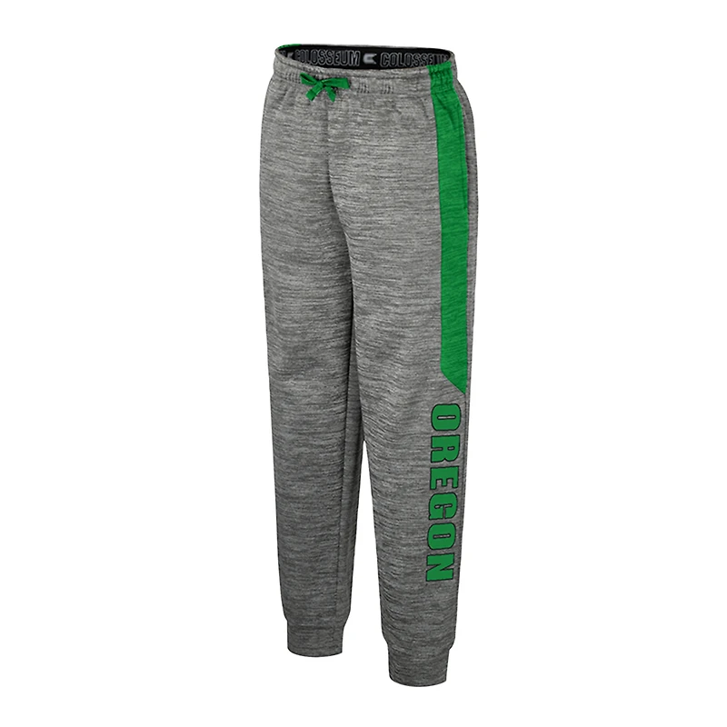 Youth Colosseum Heather Gray Oregon Ducks Fleece Pants