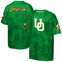 T-shirt sublimé Outerstuff vert pour jeunes, motif hors-jeu des Oregon Ducks
