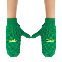 ZooZatz Oregon Ducks Knit Bow Headband & Mittens Bundle