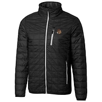 Cutter & Buck Black Oregon State Beavers Primary Team Logo Rainier PrimaLoft Eco Insulated Full-Zip Puffer Jacket