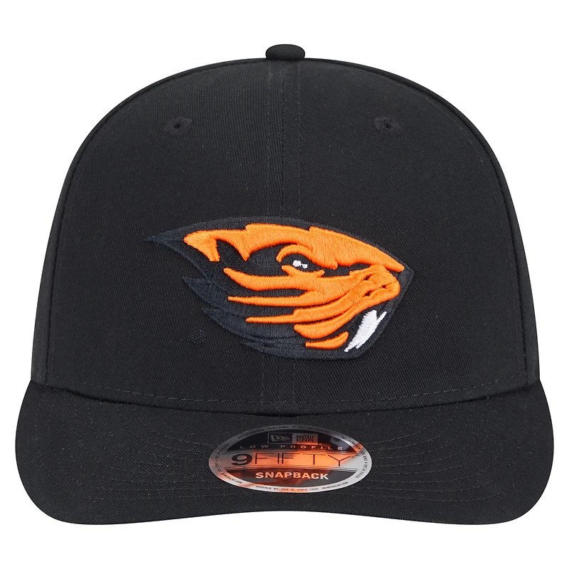 Casquette Snapback 9FIFTY Low Profile Oregon State Beavers de New Era pour homme, noire