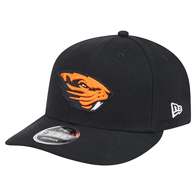 Casquette Snapback 9FIFTY Low Profile Oregon State Beavers de New Era pour homme, noire
