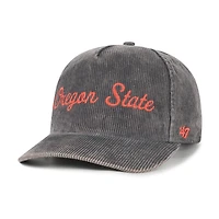 Chapeau ajustable en velours côtelé gris Oregon State Beavers Reclaim Snow Wash pour homme