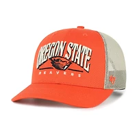 Casquette de camionneur ajustable orange Oregon State Beavers Arid pour homme, modèle 1947