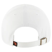 Men's '47 White Oregon State Beavers Clean Up Adjustable Hat