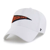 Men's '47  White Oregon State Beavers Vault Clean Up Adjustable Hat