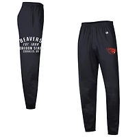 Pantalon de survêtement en polaire Powerblend à bande noire Champion Oregon State Beavers pour homme