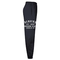 Men's Champion  Black Oregon State Beavers Powerblend Banded Fleece Sweatpants