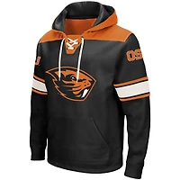 Sweat à capuche lacets Colosseum noir Oregon State Beavers 2.0 pour hommes