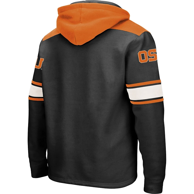 Sweat à capuche lacets Colosseum noir Oregon State Beavers 2.0 pour hommes