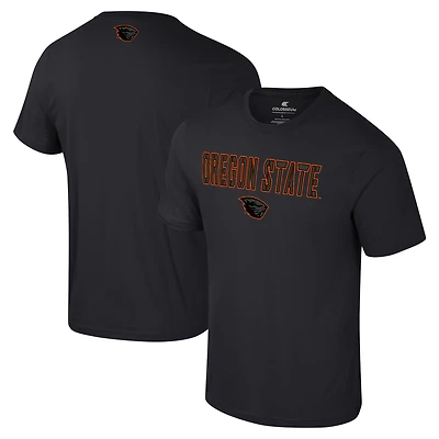 T-shirt Colosseum Black Oregon State Beavers Color Pop Active Blend pour hommes