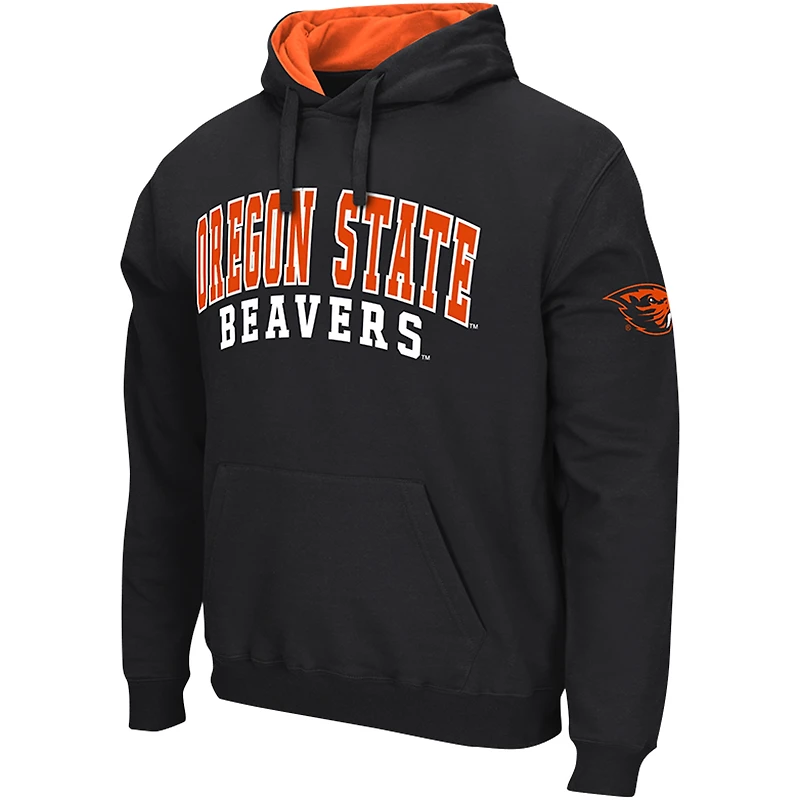 Sweat à capuche double arche Colosseum noir pour hommes, Oregon State Beavers