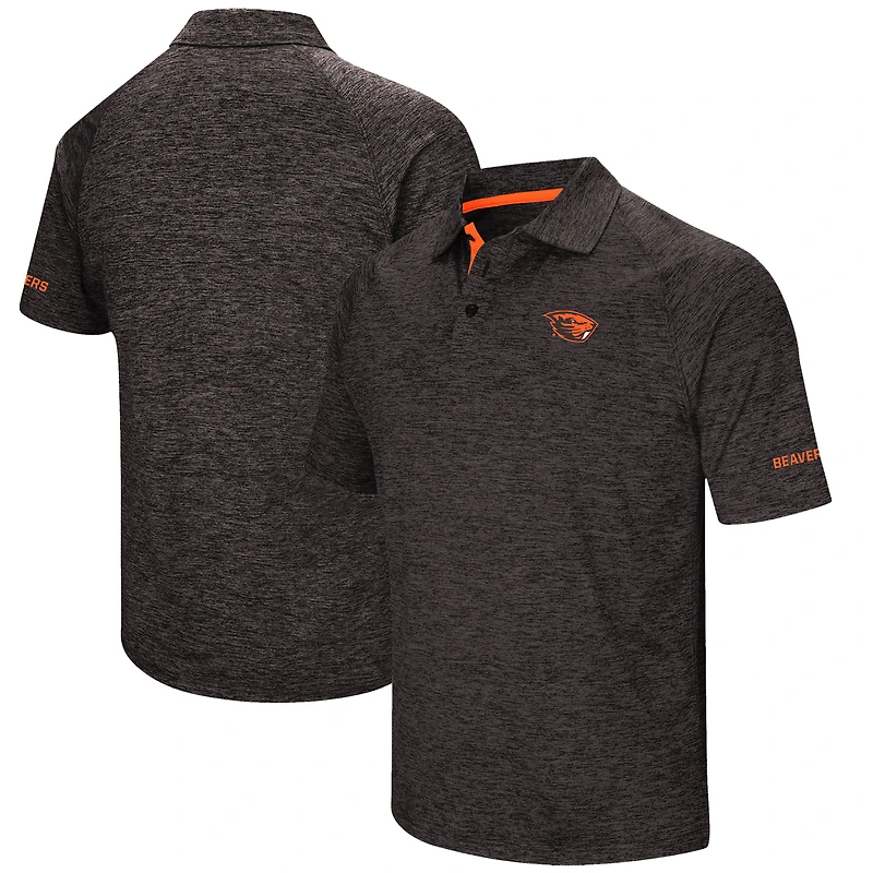 Polo colosseum en duvet Oregon State Beavers pour hommes, noir