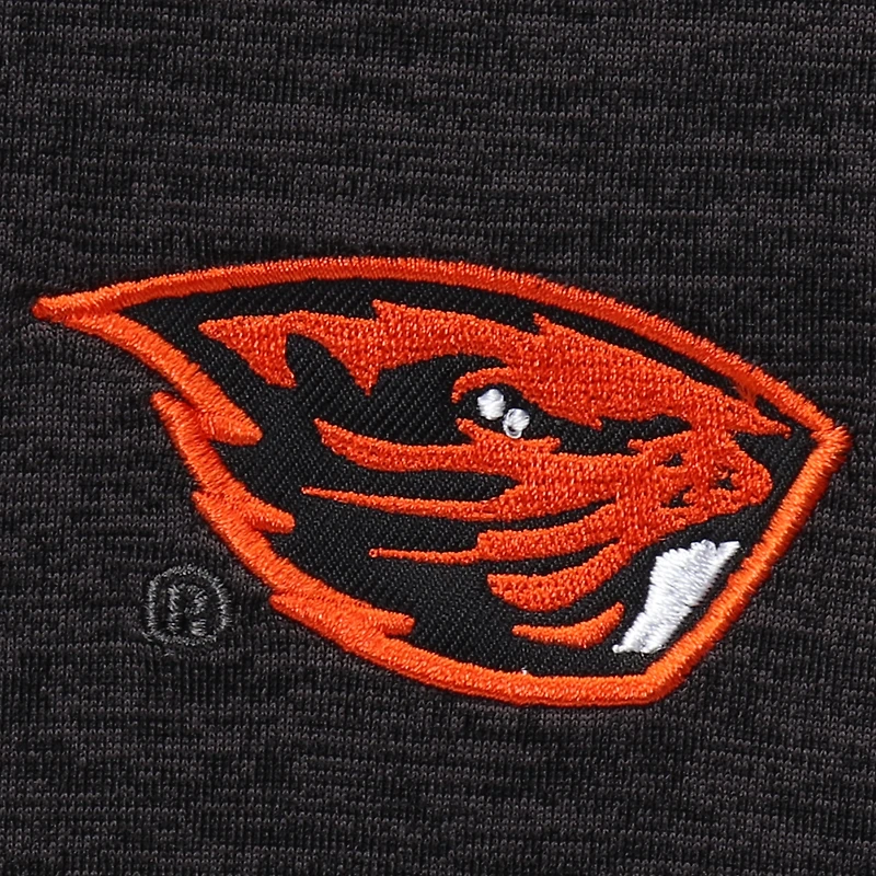Polo colosseum en duvet Oregon State Beavers pour hommes, noir