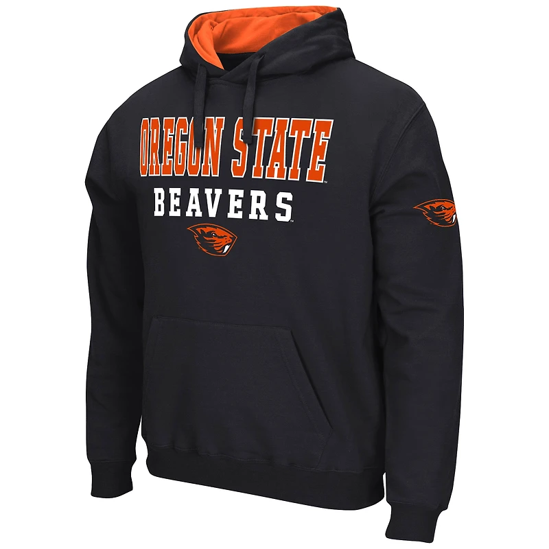 Sweat à capuche Colosseum Black Oregon State Beavers Sunrise pour homme