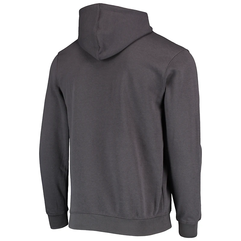 Men's Colosseum Charcoal Oregon State Beavers Arch & Logo 3.0 Pullover Hoodie
