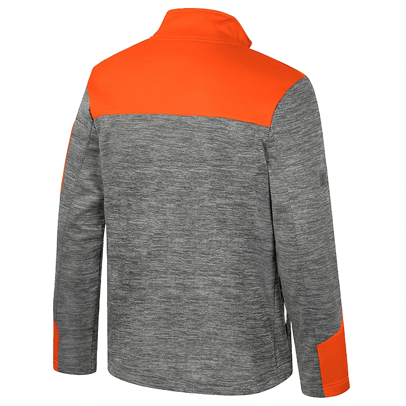 Men's Colosseum  Gray/Orange Oregon State Beavers Guard Full-Zip Jacket