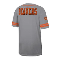 Maillot de baseball Free Spirited gris Colosseum pour homme des Beavers l'Oregon State
