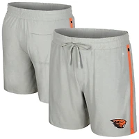 Short Mac gris Colosseum pour homme des Beavers de l'Oregon State