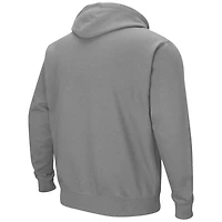 Men's Colosseum Heather Gray Oregon State Beavers Arch & Logo 3.0 Pullover Hoodie