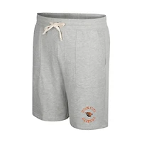 Men's Colosseum Heather Gray Oregon State Beavers Love To Hear This Terry Shorts