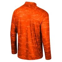 Men's Colosseum Orange Oregon State Beavers Carson Raglan Quarter-Zip Jacket