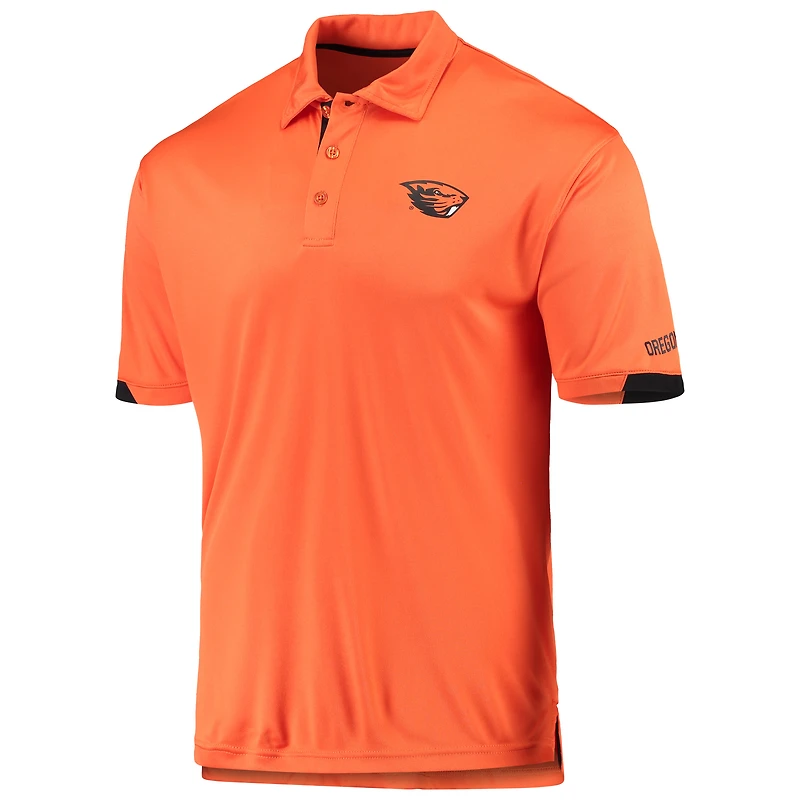 Men's Colosseum Orange Oregon State Beavers Santry Lightweight Polo
