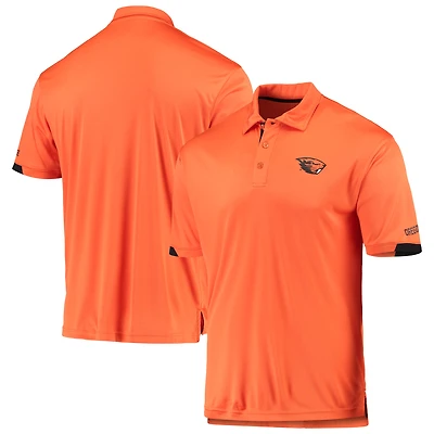 Men's Colosseum Orange Oregon State Beavers Santry Lightweight Polo