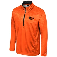Veste à demi-zip Colosseum orange Oregon State Beavers The Machine pour hommes