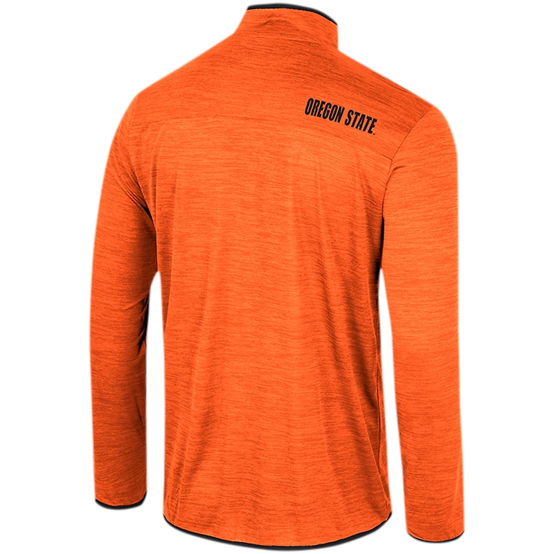 Men's Colosseum Orange Oregon State Beavers Wright Quarter-Zip Windshirt