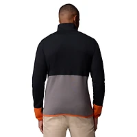 Men's Columbia Black/Gray Oregon State Beavers Hike Omni-Wick Half-Zip Pullover