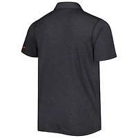 Men's Columbia Black Oregon State Beavers Tech Trail Omni-Shade Polo