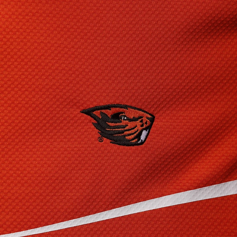 Men's Columbia Orange Oregon State Beavers Scorecard Quarter-Zip Jacket