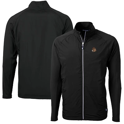 Men's Cutter & Buck Oregon State Beavers Adapt Eco Knit Hybrid Recycled Big Tall Full-Zip Jacket