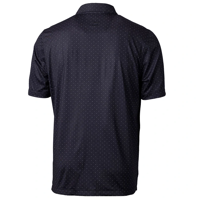Polo extensible à imprimé double point Pike pour homme, noir, avec logo de l'équipe des Beavers l'État l'Oregon, coupeur et buck, grande taille