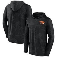 T-shirt à capuche camouflage manches longues noir Oregon State Beavers Fanatics pour hommes