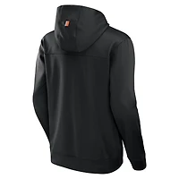 Men's Fanatics  Black Oregon State Beavers Defender Dot Faded Primary Pullover Hoodie
