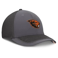 Casquette Clincher Flex grise des Oregon State Beavers pour homme