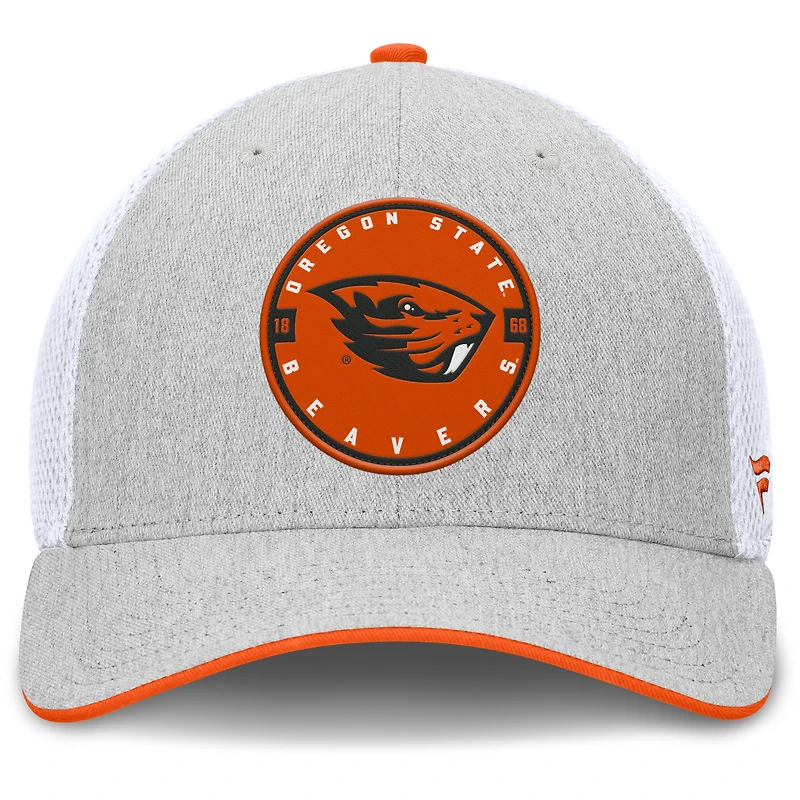 Men's Fanatics Heather Gray Oregon State Beavers Trigger Flex Hat