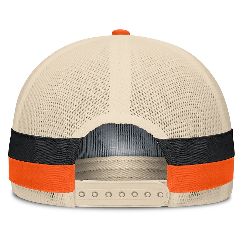Men's Fanatics Orange/Cream Oregon State Beavers Prestige Trucker Adjustable Hat